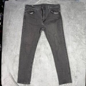 Levi Strauss 502 Regular Taper Jeans Dark Gray W36 L34 Mens Premium Quality